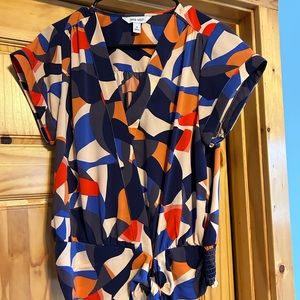 Nine West Bottom Tie Shirt